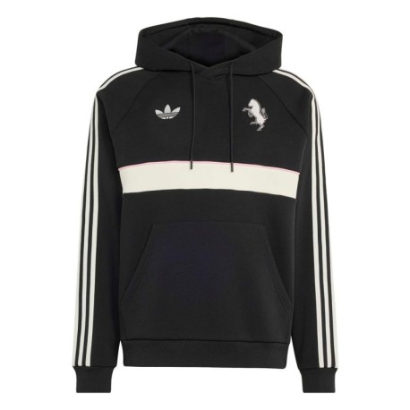 ADIDAS Originals Felpa Calcio Juve Nero Bianco Uomo