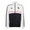 ADIDAS Originals Felpa Juve Full Zip Poly Panna Nero Uomo