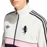 ADIDAS Originals Felpa Juve Full Zip Poly Panna Nero Uomo