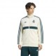 ADIDAS Originals Felpa Real Madrid Full Zip Poly Panna Verde Uomo