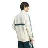 ADIDAS Originals Felpa Real Madrid Full Zip Poly Panna Verde Uomo