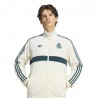 ADIDAS Originals Felpa Real Madrid Full Zip Poly Panna Verde Uomo