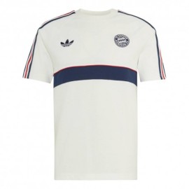 ADIDAS Originals Maglia Maniche Corte Fc Bayern Blu Bianco Uomo