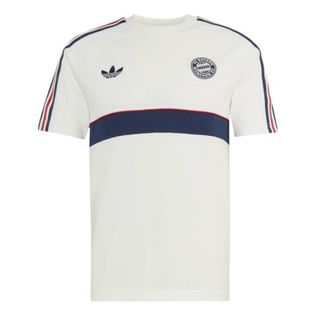 ADIDAS Originals Maglia Maniche Corte Fc Bayern Blu Bianco Uomo