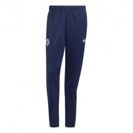 ADIDAS Originals Pantaloni Allenamento Calcio Bayern Poly Bianco Blu Uomo