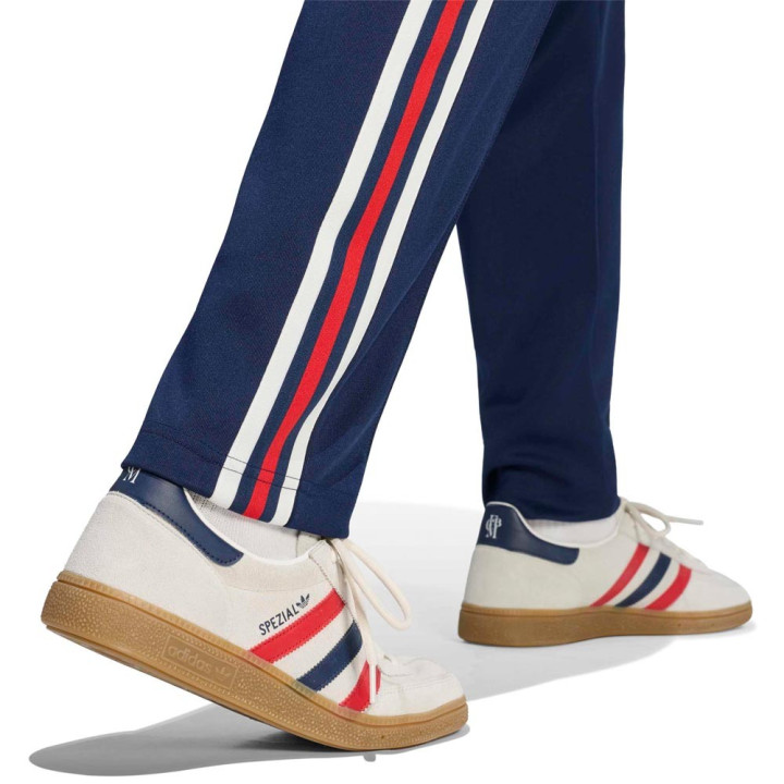 ADIDAS Originals Pantaloni Allenamento Calcio Bayern Poly Bianco Blu Uomo