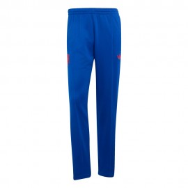 ADIDAS Originals Pantaloni Allenamento Calcio Manchester Poly Blu Rosso Uomo