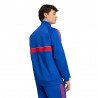 ADIDAS Originals Pantaloni Allenamento Calcio Manchester Poly Blu Rosso Uomo
