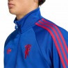 ADIDAS Originals Pantaloni Allenamento Calcio Manchester Poly Blu Rosso Uomo
