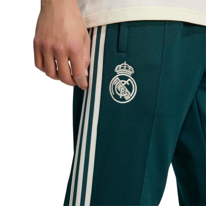 ADIDAS Originals Pantaloni Allenamento Calcio Real Madrid Verde Bianco Uomo