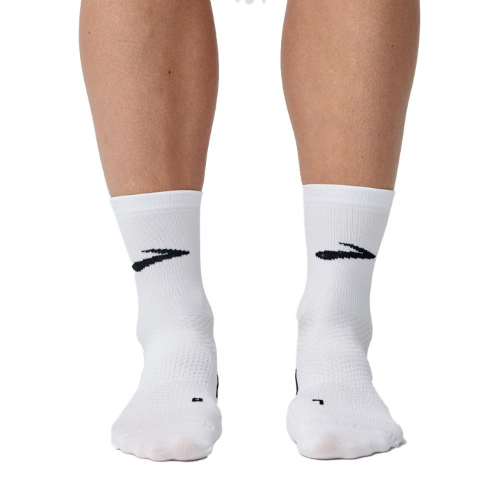 Brooks Calze Running Elite Sock Bianco Nero