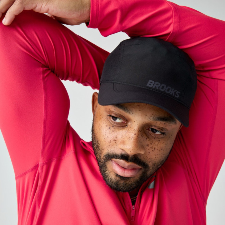 Brooks Cappellino Running Visiera Journey Hat Nero
