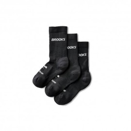 Brooks Calze Running Run In Crew 3 Pack Nero Brooks