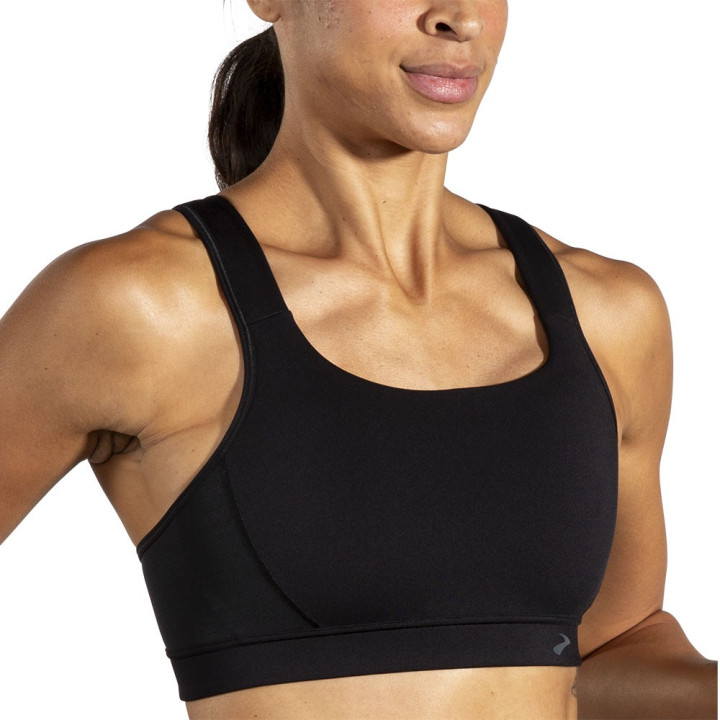Brooks Reggiseno Sportivo Convertible 2.0 Sports Nero Donna