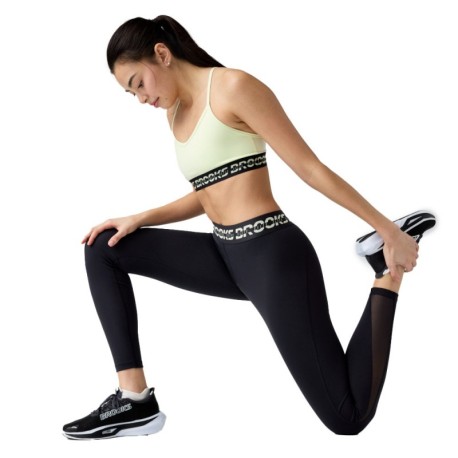 Brooks Legging Running Pr Elite Nero Luminary Donna