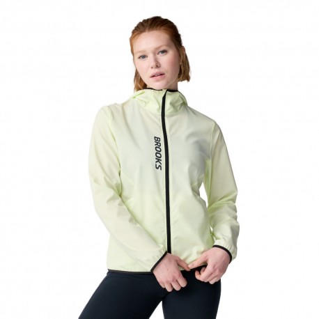 Brooks Giacca Running Canopy Luminary Nero Donna