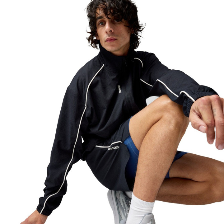 Brooks Pantaloncini Running Movement Nero Uomo