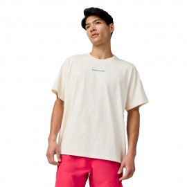 Brooks Maglia Running Movement Heavyeweight Tee Ivory Uomo