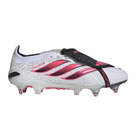 ADIDAS Predator Elite Ll Sg Bianco Rosso - Scarpe Da Calcio Uomo