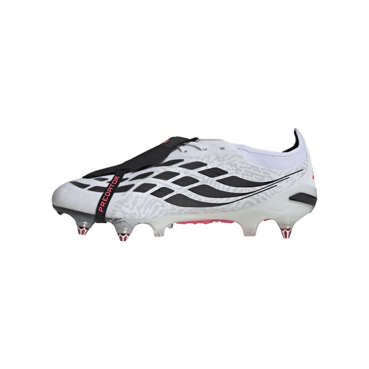 ADIDAS Predator Elite Ll Sg Bianco Rosso - Scarpe Da Calcio Uomo