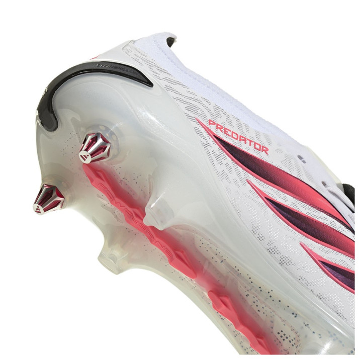 ADIDAS Predator Elite Ll Sg Bianco Rosso - Scarpe Da Calcio Uomo