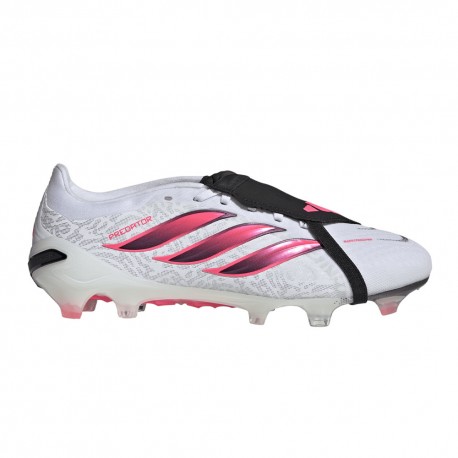 ADIDAS Predator Pro Ft Fg Bianco Rosso - Scarpe Da Calcio Uomo