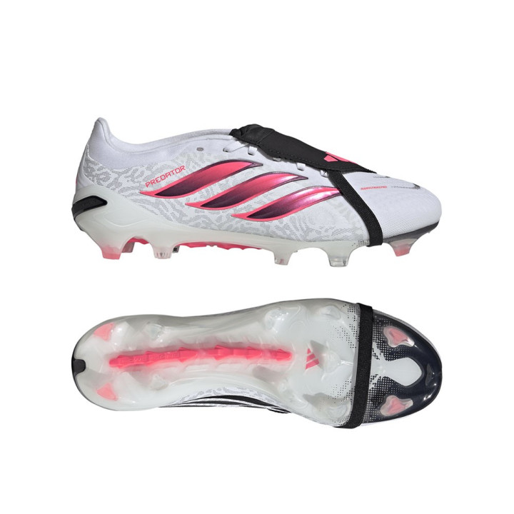 ADIDAS Predator Pro Ft Fg Bianco Rosso - Scarpe Da Calcio Uomo