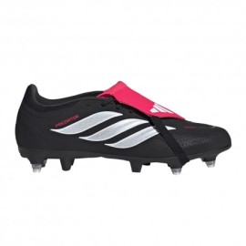 ADIDAS Predator League Ft Sg Nero Rosso - Scarpe Da Calcio Uomo