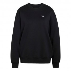 ADIDAS Originals Felpa Girocollo Logo Nero Donna