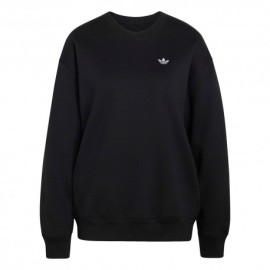 ADIDAS Originals Felpa Girocollo Logo Nero Donna
