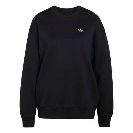ADIDAS Originals Felpa Girocollo Logo Nero Donna