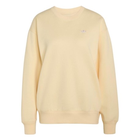 ADIDAS Originals Felpa Girocollo Logo Bianco Donna