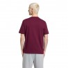 ADIDAS Originals T-Shirt Logo Piccolo Bordeaux Uomo