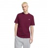 ADIDAS Originals T-Shirt Logo Piccolo Bordeaux Uomo