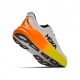 Hoka Bondi 9 Bianco Neon Tangerine - Scarpe Running Uomo