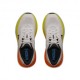 Hoka Bondi 9 Bianco Neon Tangerine - Scarpe Running Uomo