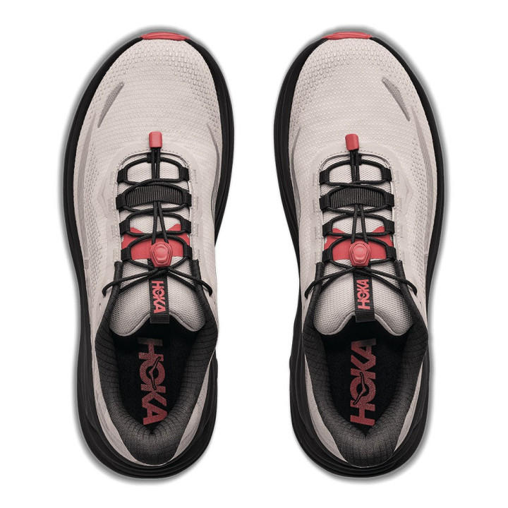 Hoka Clifton GORE-TEX River Rock Grigio Carbon Nero - Scarpe Running Uomo