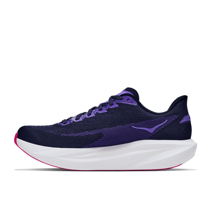 Hoka Mach 7 Carbon Nero Cosmic Purple - Scarpe Running Donna