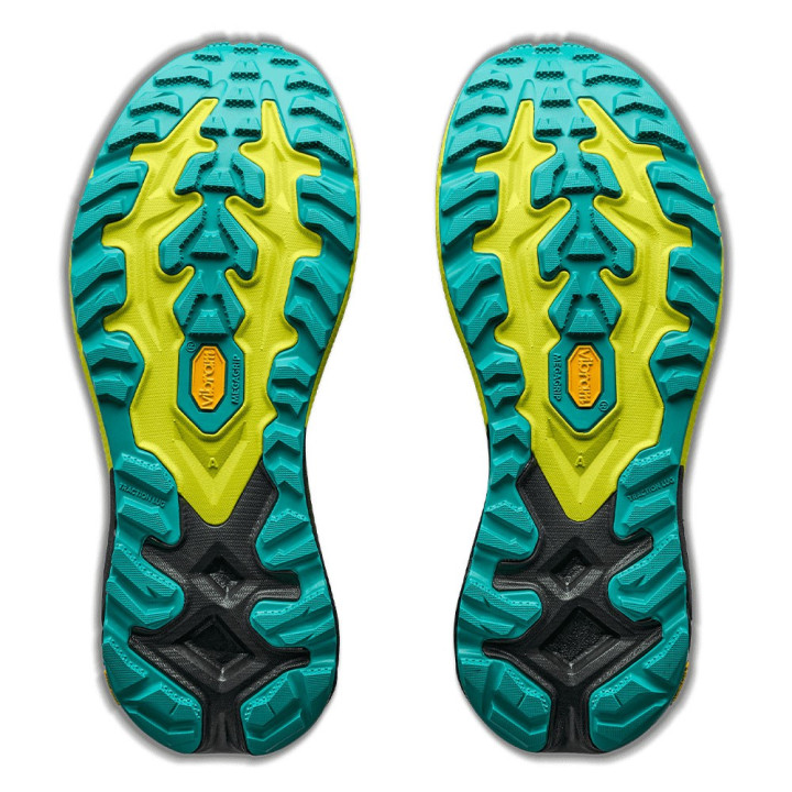 Hoka Mafate 5 Nero Hoka Citrus - Scarpe Trail Running Uomo