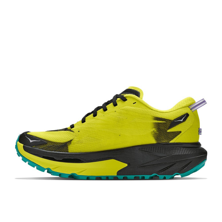 Hoka Mafate 5 Nero Hoka Citrus - Scarpe Trail Running Uomo