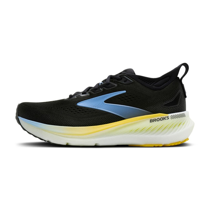 Brooks Glycerin Gts 23 Nero Cyber Giallo - Scarpe Running Uomo