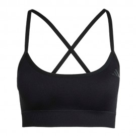 ADIDAS Reggiseno Sportivo Light Support Scrunch Nero Donna