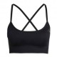 ADIDAS Reggiseno Sportivo Light Support Scrunch Nero Donna