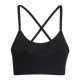 ADIDAS Reggiseno Sportivo Light Support Scrunch Nero Donna
