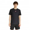 ADIDAS Maglietta Palestra Intensity Nero Uomo
