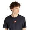 ADIDAS Maglietta Palestra Intensity Nero Uomo