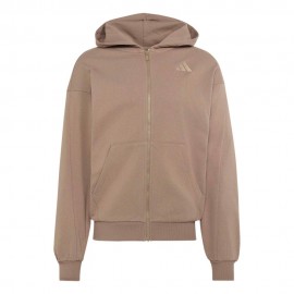 ADIDAS Felpa Palestra Full Zip Kit Moro Uomo