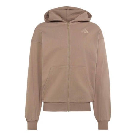 ADIDAS Felpa Palestra Full Zip Kit Moro Uomo