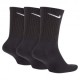Nike Calza Tris Pack Quarter Elevated Everyday Sport Ner Uomo
