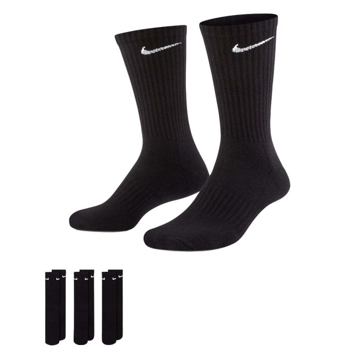 Nike Calza Tris Pack Quarter Elevated Everyday Sport Ner Uomo